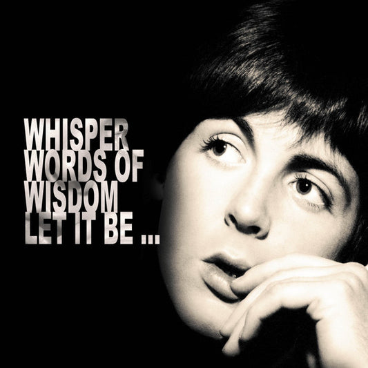 The Beatles : Whisper Words Of Wisdom Let It Be ... (LP, Ltd, Unofficial, Cle)