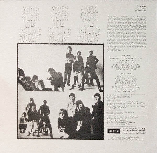 The Rolling Stones : Aftermath (LP, Album, RE)
