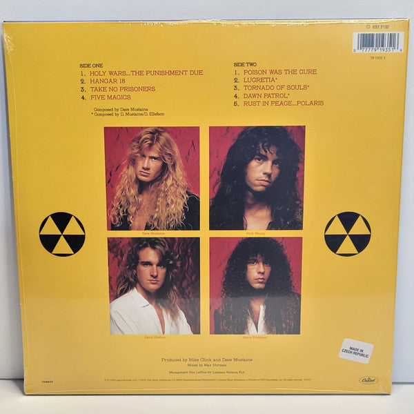 Megadeth : Rust In Peace (LP, Album, RE)