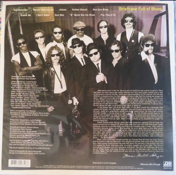 The Blues Brothers : Briefcase Full Of Blues (LP, Album, RE, 180)