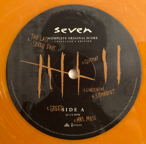 Howard Shore : Seven (Complete Original Score) (LP, Ora + LP, Yel + Album, Dlx, RE)