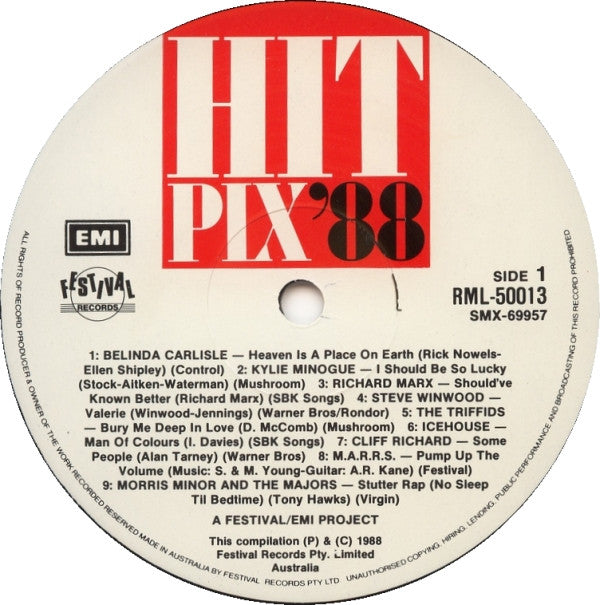 Various : Hit Pix '88 (LP, Comp)