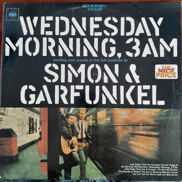 Simon & Garfunkel : Wednesday Morning, 3 A.M. (LP, Album, RE, Sun)