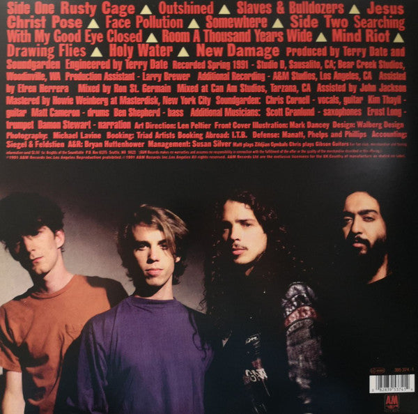 Soundgarden : Badmotorfinger (LP, Album, RE)