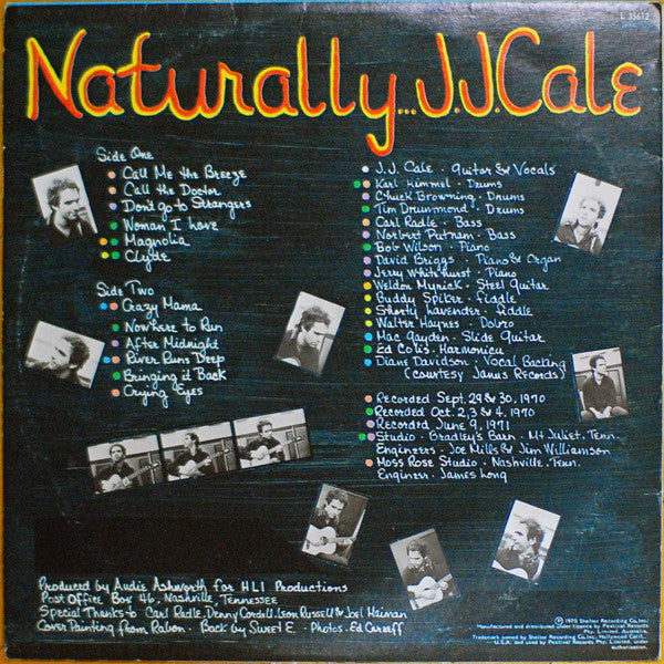 J.J. Cale : Naturally (LP, Album, RE)