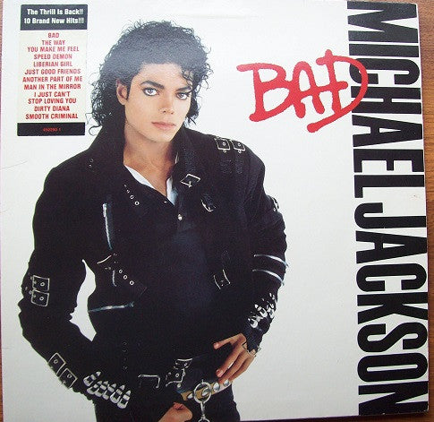 Michael Jackson : Bad (LP, Album, Gat)
