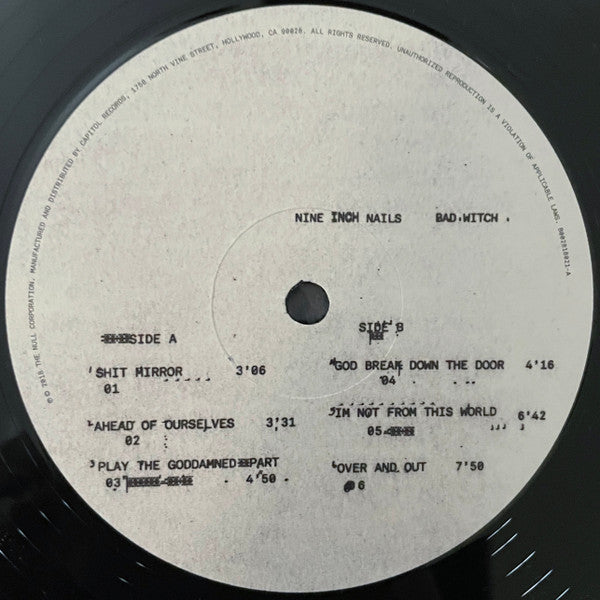 Nine Inch Nails : Bad Witch (LP, Album, RE, 180)