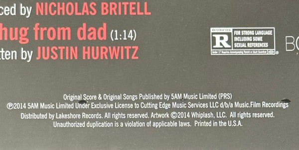 Various : Whiplash (Original Motion Picture Soundtrack) (LP, Album, RE)
