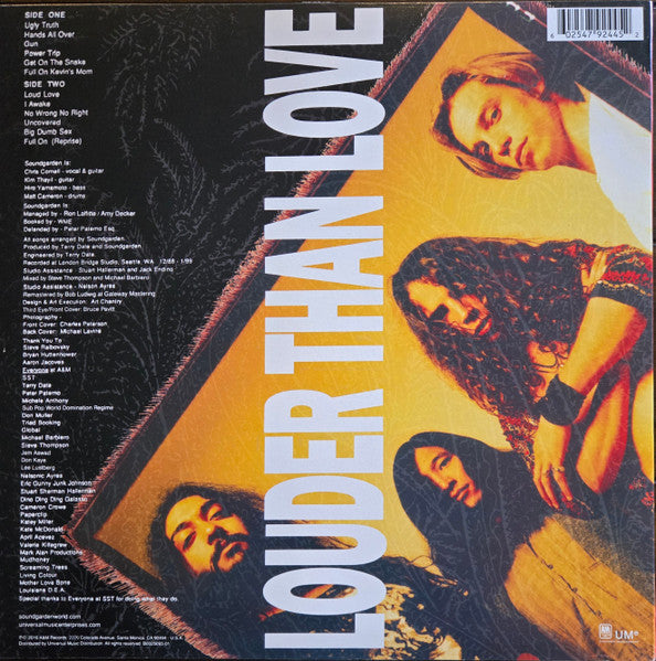 Soundgarden : Louder Than Love (LP, Album, RE, RM, 180)