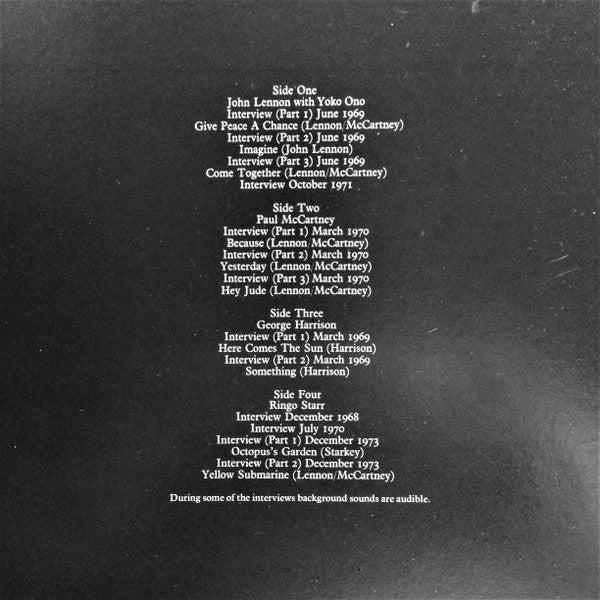 The Beatles / David Wigg : The Beatles Tapes From The David Wigg Interviews (2xLP)