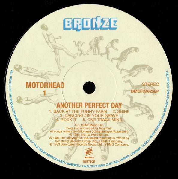 Motörhead : Another Perfect Day (LP, Album, RE)