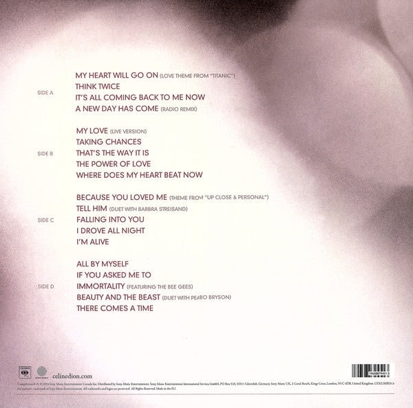Celine Dion* : My Love Essential Collection (2xLP, Comp, RE)