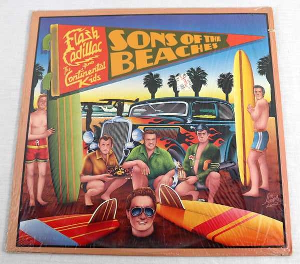 Flash Cadillac And The Continental Kids* : Sons Of The Beaches (LP, Album)