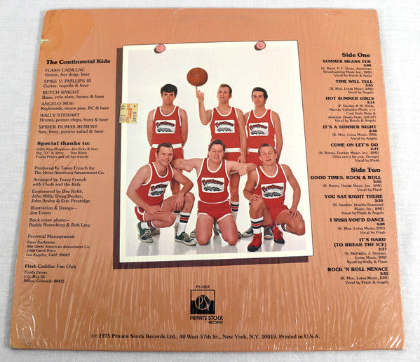 Flash Cadillac And The Continental Kids* : Sons Of The Beaches (LP, Album)