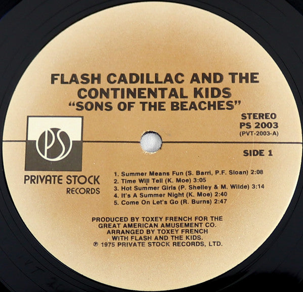 Flash Cadillac And The Continental Kids* : Sons Of The Beaches (LP, Album)
