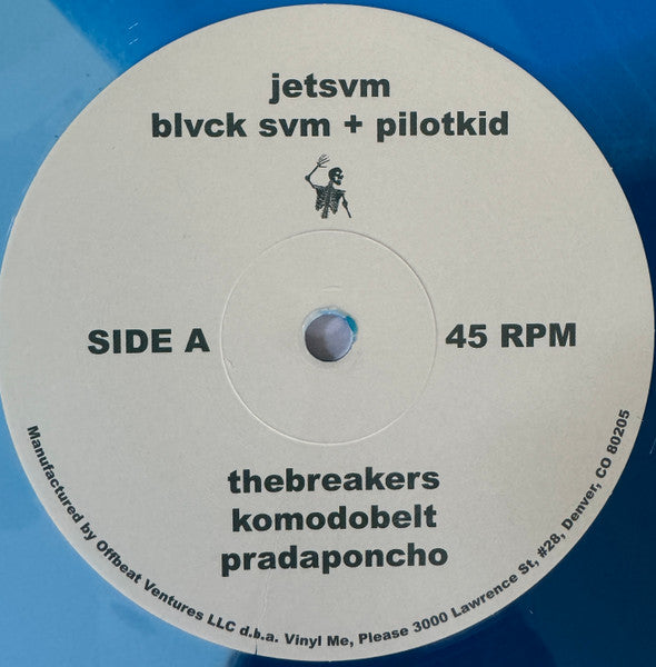 Blvck Svm & Pilotkid : Jetsvm (LP, Album, Club, Ltd, Num, Blu)