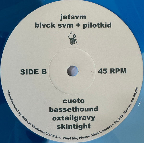 Blvck Svm & Pilotkid : Jetsvm (LP, Album, Club, Ltd, Num, Blu)