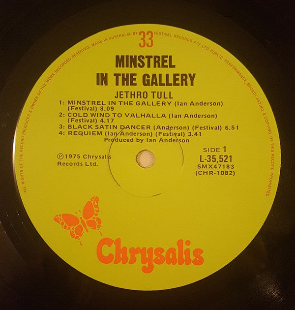 Jethro Tull : Minstrel In The Gallery (LP, Album)