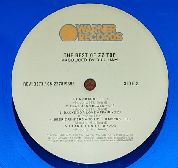 ZZ Top : The Best Of ZZ Top (LP, Comp, RE, Blu)