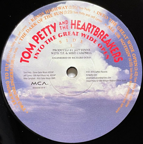 Tom Petty And The Heartbreakers : Into The Great Wide Open (LP, Album, RE, Pre)