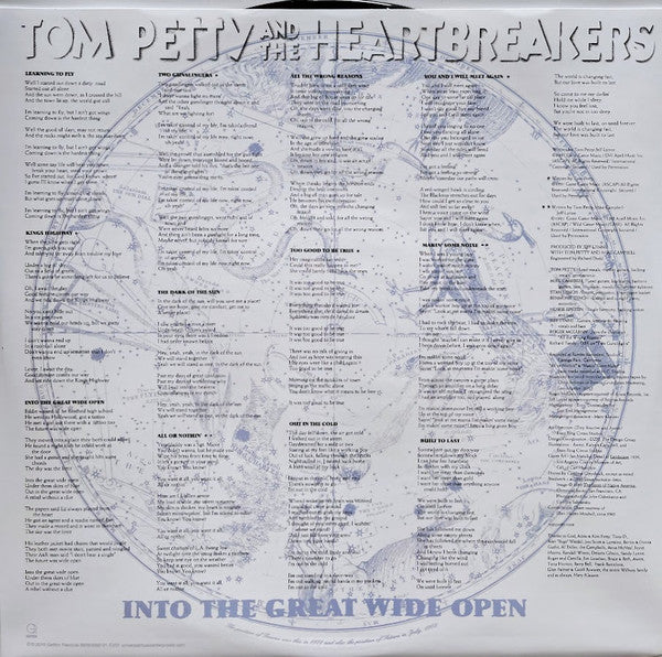 Tom Petty And The Heartbreakers : Into The Great Wide Open (LP, Album, RE, Pre)