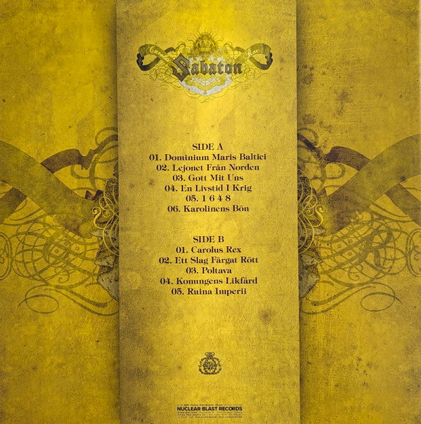 Sabaton : Carolus Rex (LP, Album, RE, Blu)