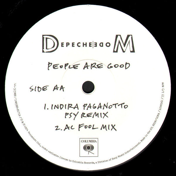 Depeche Mode : Before We Drown (Remixes) / People Are Good (Remixes) (12", Ltd, Num)