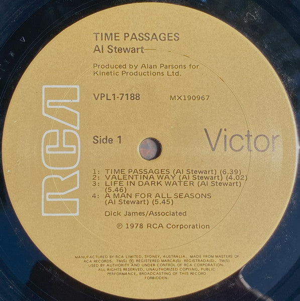 Al Stewart : Time Passages (LP, Album)