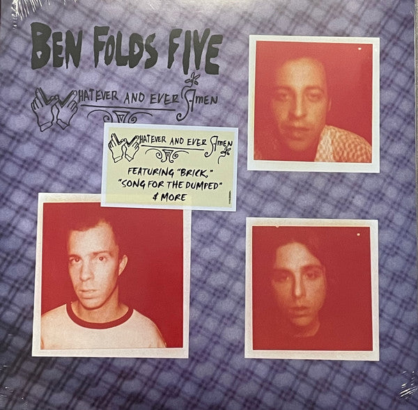 Ben Folds Five : Whatever And Ever Amen (LP, Album, RE)