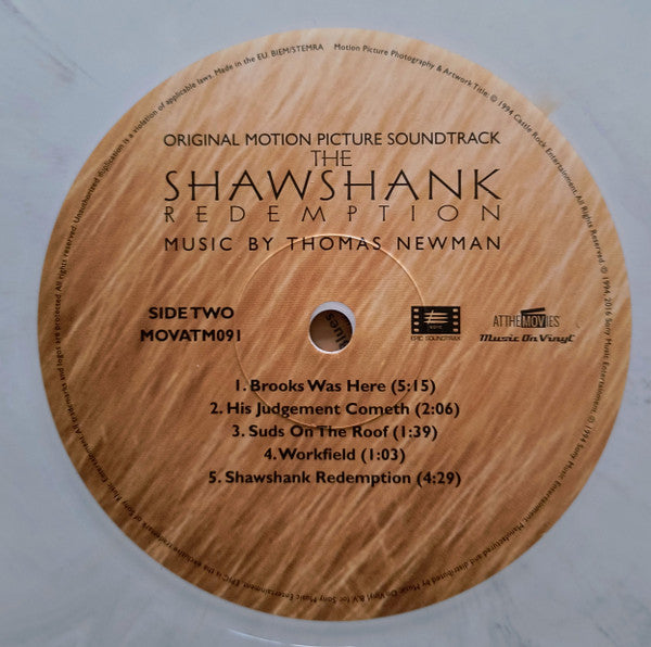 Thomas Newman : The Shawshank Redemption (Original Motion Picture Soundtrack) (2xLP, Album, Ltd, Num, Whi)