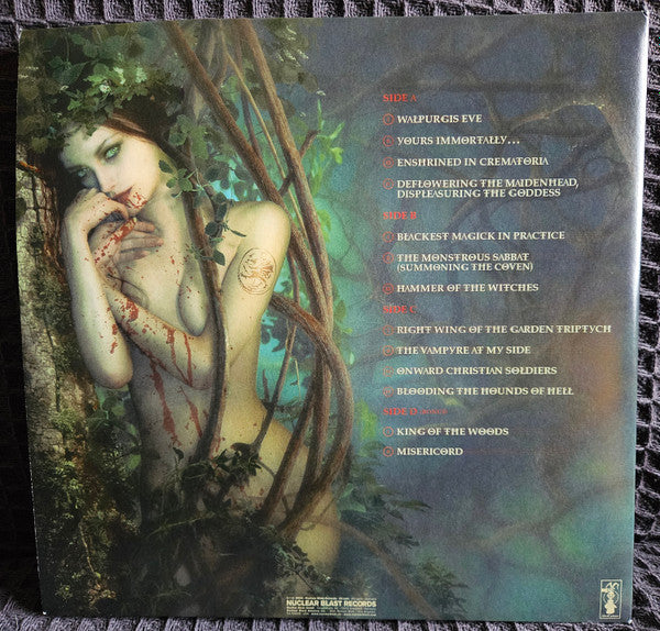 Cradle Of Filth : Hammer Of The Witches (2xLP, Album, Ltd, RE, Sil)