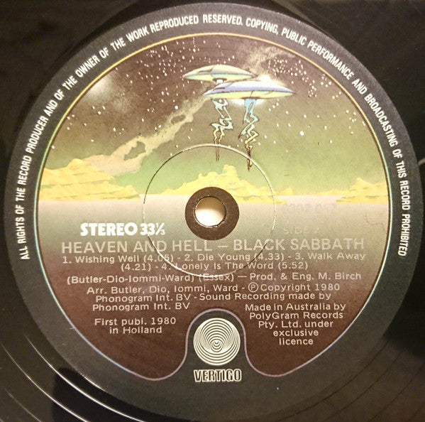 Black Sabbath : Heaven And Hell (LP, Album)