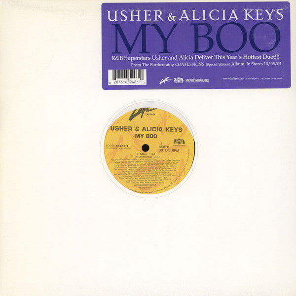 Usher & Alicia Keys : My Boo (12")