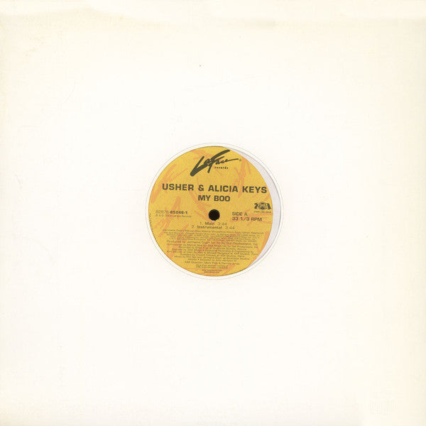 Usher & Alicia Keys : My Boo (12")
