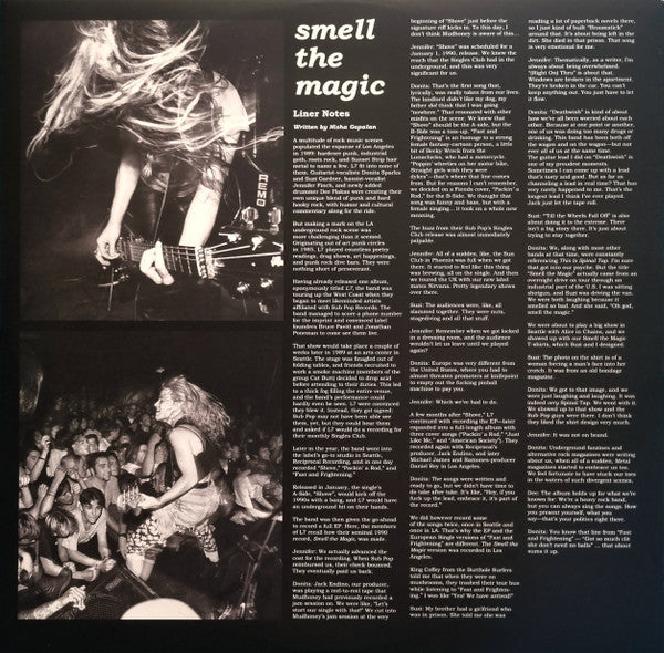 L7 : Smell The Magic (LP, Album, RM, 30t)