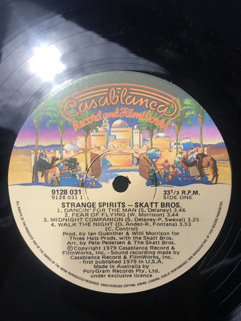 Skatt Bros. : Strange Spirits (LP, Album)