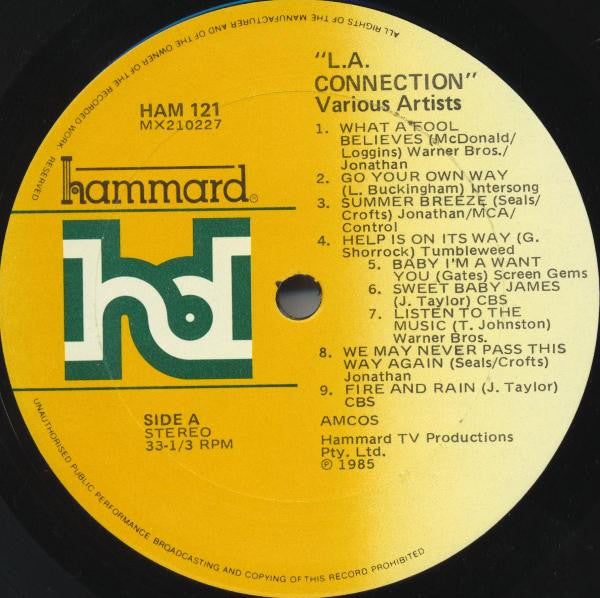 Various : L.A. Connection (LP, Comp)