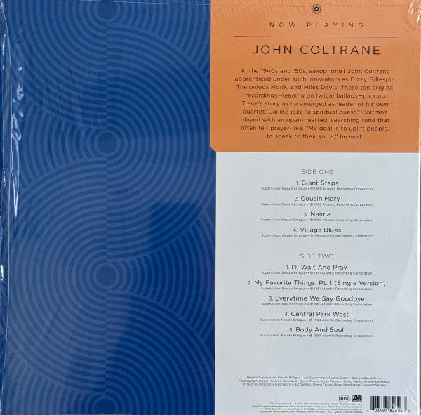 John Coltrane : Now Playing (LP, Comp, Blu)