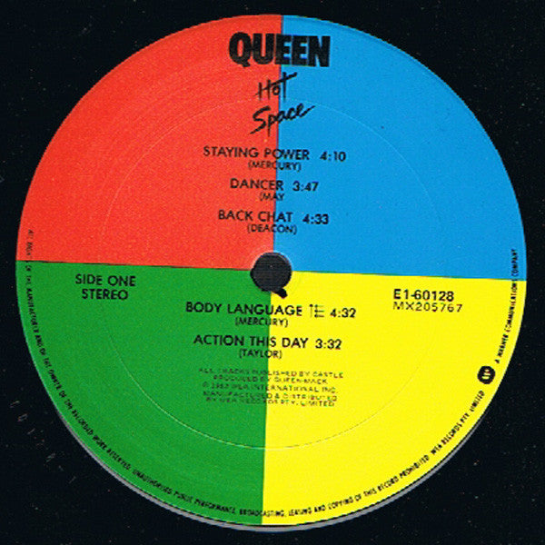 Queen : Hot Space (LP, Album)