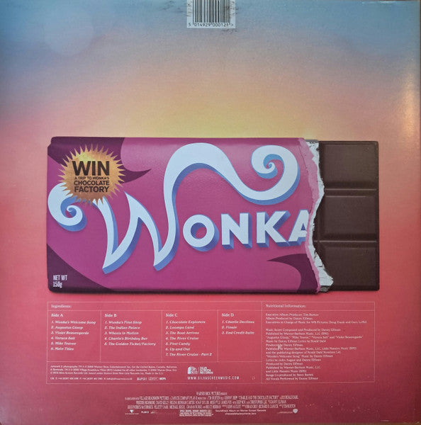 Danny Elfman : Charlie And The Chocolate Factory (Music From The Motion Picture) (LP, Pin + LP, Bro + Album, RE, RP)