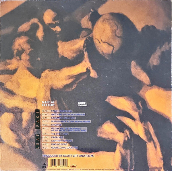 R.E.M. : Document (LP, Album, RE)
