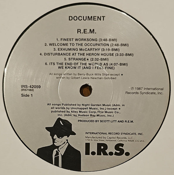 R.E.M. : Document (LP, Album, RE)