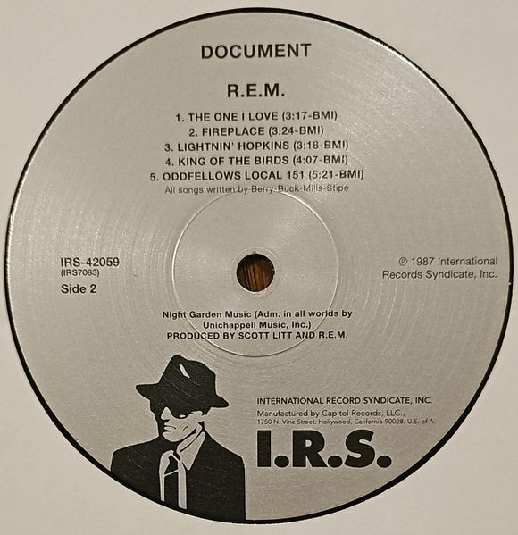 R.E.M. : Document (LP, Album, RE)