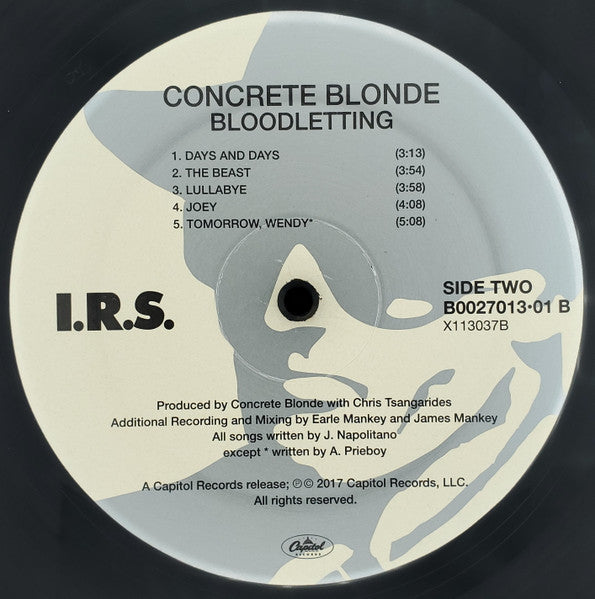 Concrete Blonde : Bloodletting (LP, Album, RE)