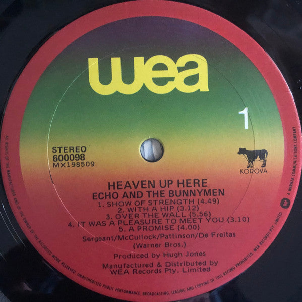 Echo And The Bunnymen* : Heaven Up Here (LP, Album)