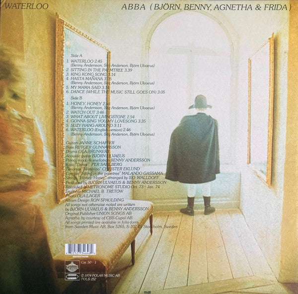 ABBA : Waterloo (LP, Album, Mono, RE, RM, 180)