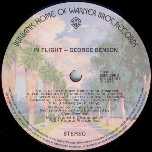 George Benson : In Flight (LP, Album, Gat)