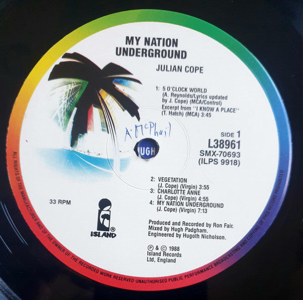 Julian Cope : My Nation Underground (LP, Album)