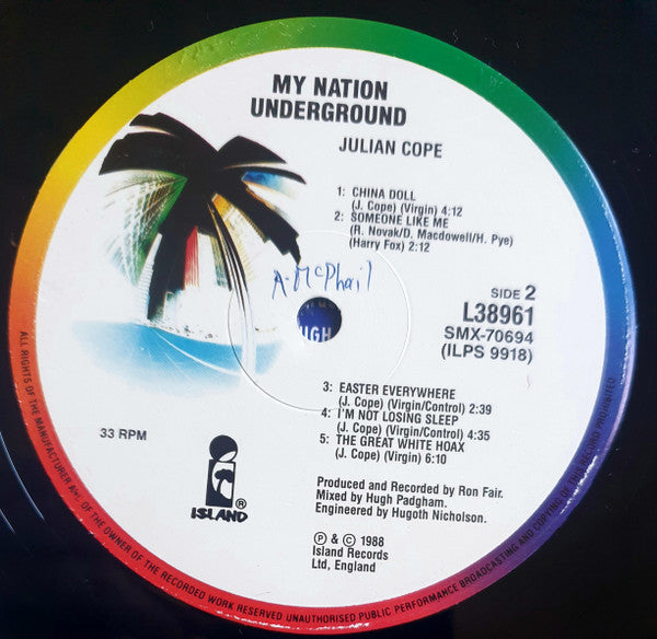 Julian Cope : My Nation Underground (LP, Album)
