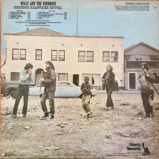 Creedence Clearwater Revival : Willy And The Poor Boys (LP, Album, RE, Tex)
